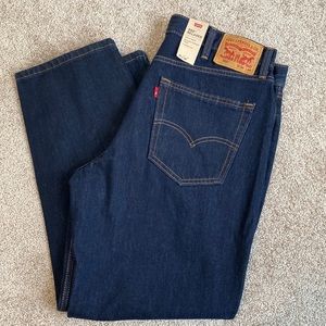 Mens Size 38x30 Levi’s 550 Relaxed Fit Jeans Blue Dark Wash